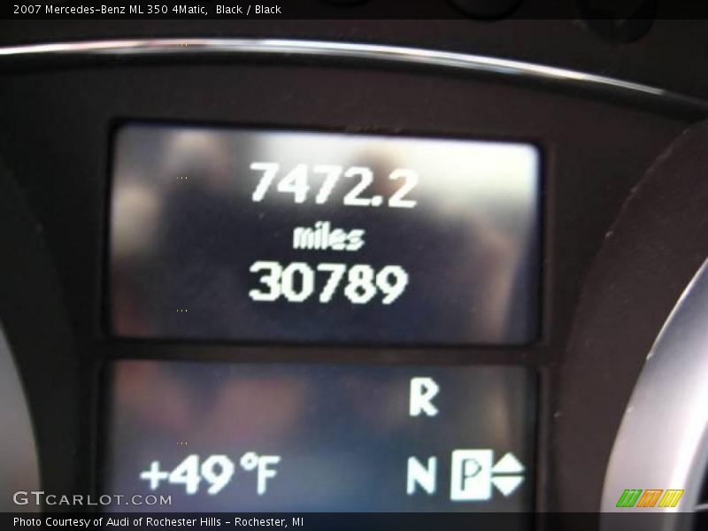 Black / Black 2007 Mercedes-Benz ML 350 4Matic