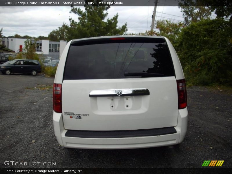 Stone White / Dark Slate/Light Shale 2008 Dodge Grand Caravan SXT