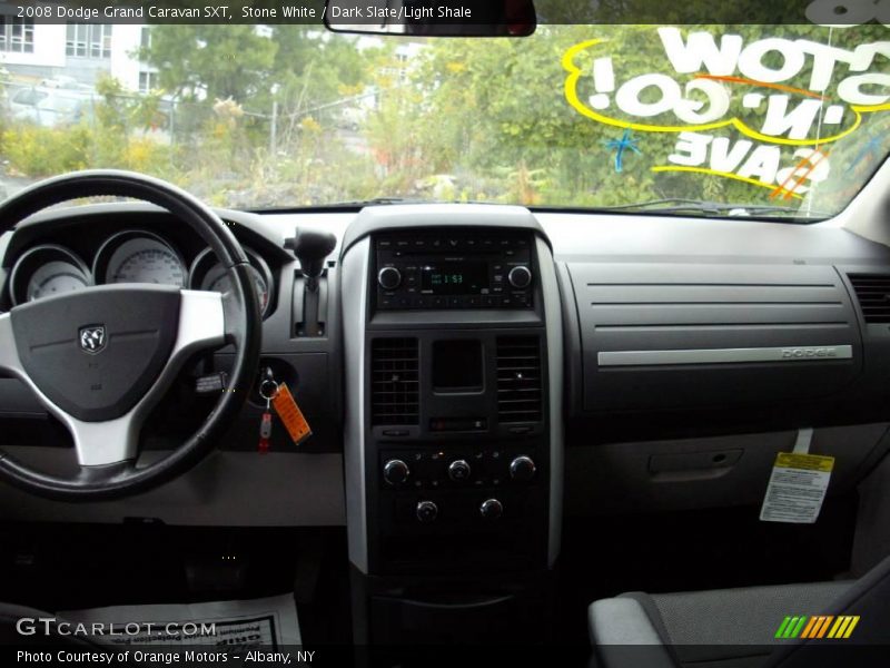 Stone White / Dark Slate/Light Shale 2008 Dodge Grand Caravan SXT