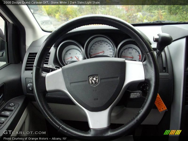 Stone White / Dark Slate/Light Shale 2008 Dodge Grand Caravan SXT