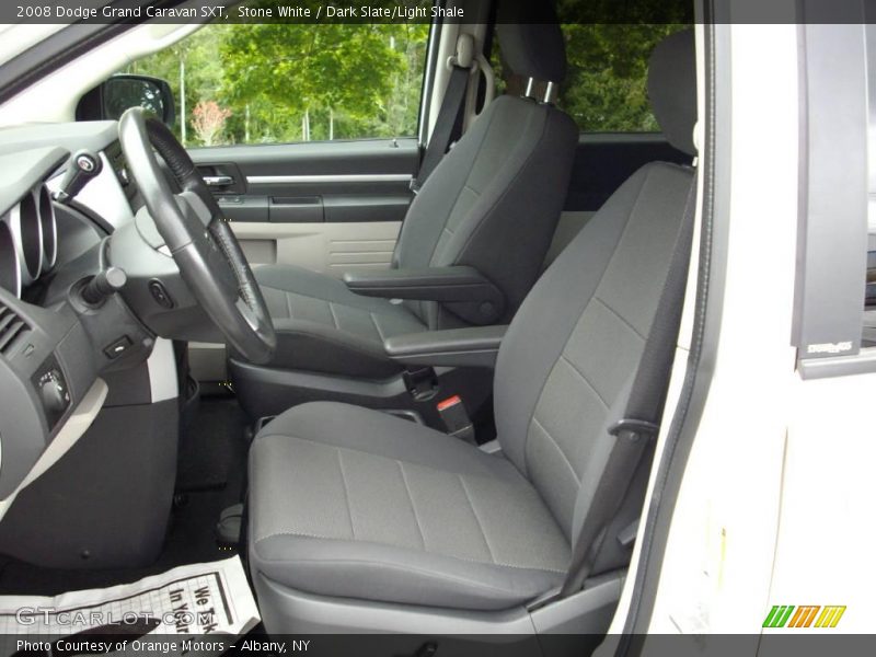 Stone White / Dark Slate/Light Shale 2008 Dodge Grand Caravan SXT