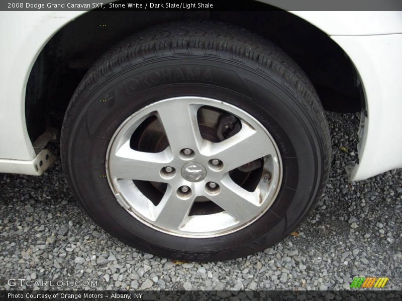 Stone White / Dark Slate/Light Shale 2008 Dodge Grand Caravan SXT