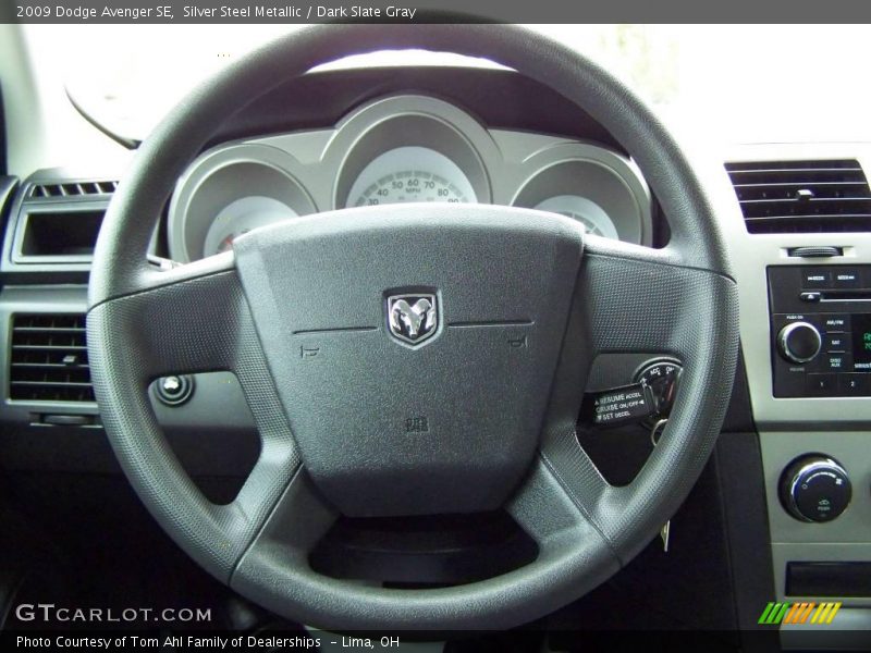 Silver Steel Metallic / Dark Slate Gray 2009 Dodge Avenger SE