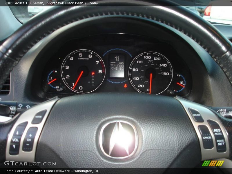 Nighthawk Black Pearl / Ebony 2005 Acura TSX Sedan