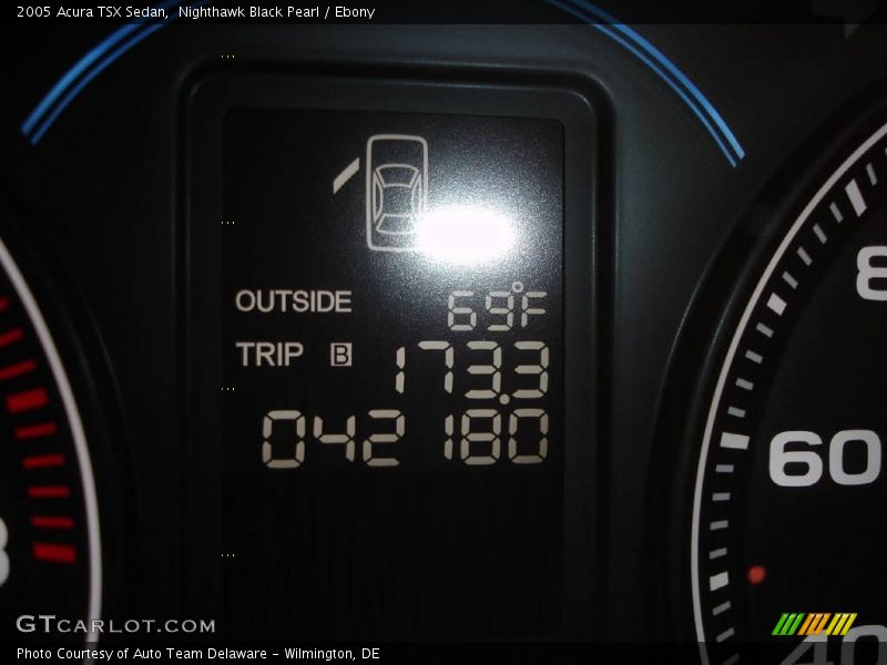 Nighthawk Black Pearl / Ebony 2005 Acura TSX Sedan