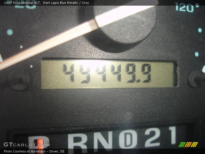 Dark Lapis Blue Metallic / Grey 1997 Ford Aerostar XLT