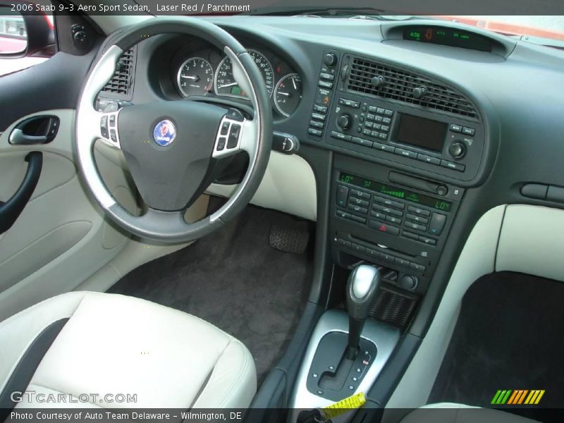 Laser Red / Parchment 2006 Saab 9-3 Aero Sport Sedan