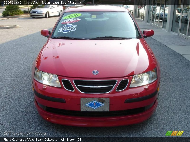 Laser Red / Parchment 2006 Saab 9-3 Aero Sport Sedan
