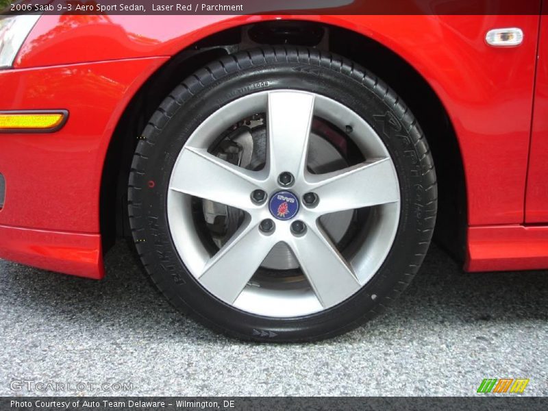 Laser Red / Parchment 2006 Saab 9-3 Aero Sport Sedan