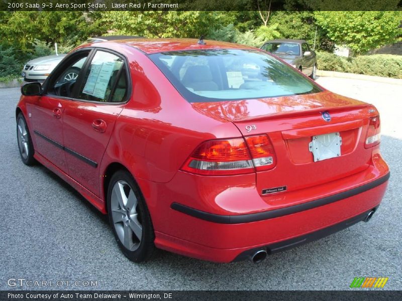 Laser Red / Parchment 2006 Saab 9-3 Aero Sport Sedan