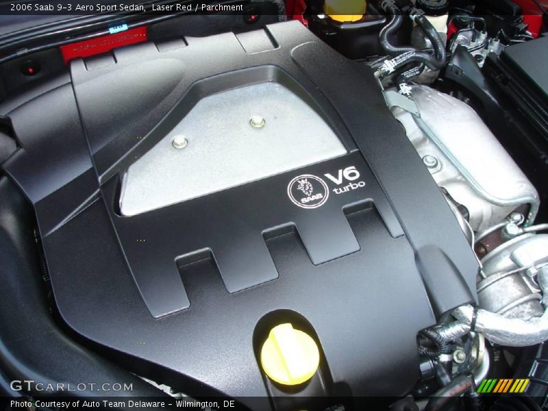 Laser Red / Parchment 2006 Saab 9-3 Aero Sport Sedan
