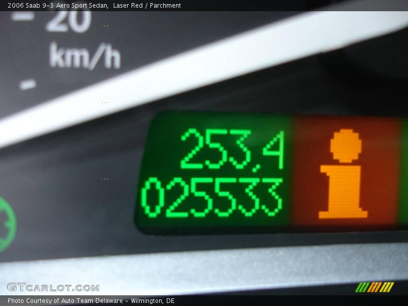 Laser Red / Parchment 2006 Saab 9-3 Aero Sport Sedan