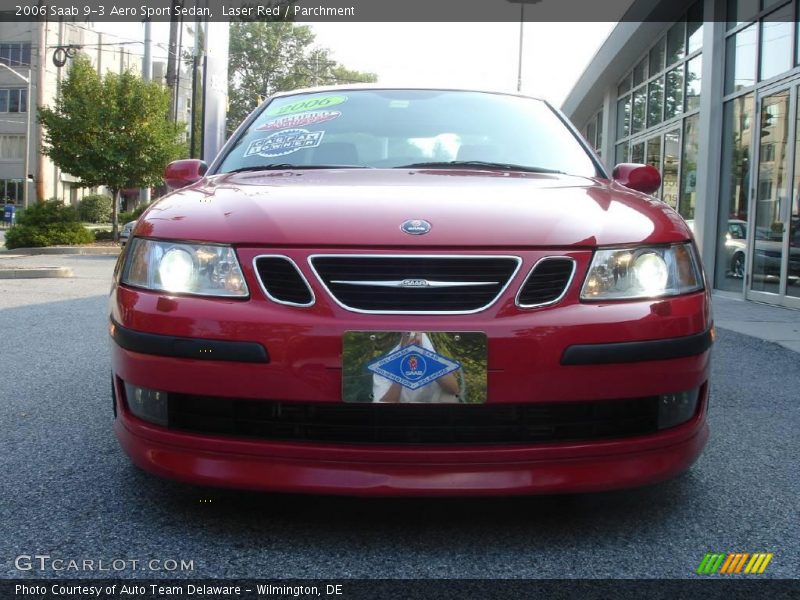 Laser Red / Parchment 2006 Saab 9-3 Aero Sport Sedan