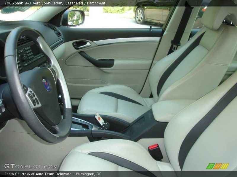 Laser Red / Parchment 2006 Saab 9-3 Aero Sport Sedan