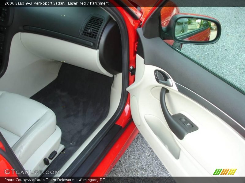 Laser Red / Parchment 2006 Saab 9-3 Aero Sport Sedan