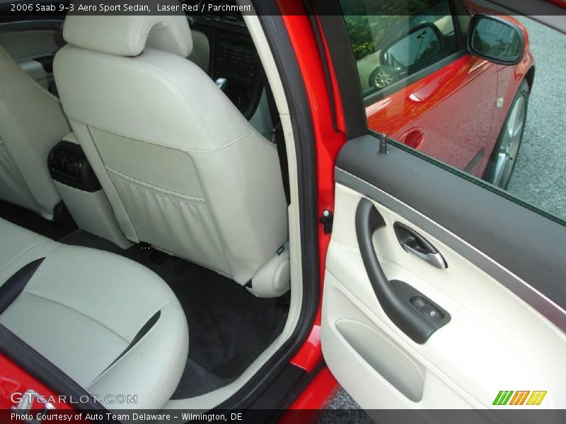 Laser Red / Parchment 2006 Saab 9-3 Aero Sport Sedan
