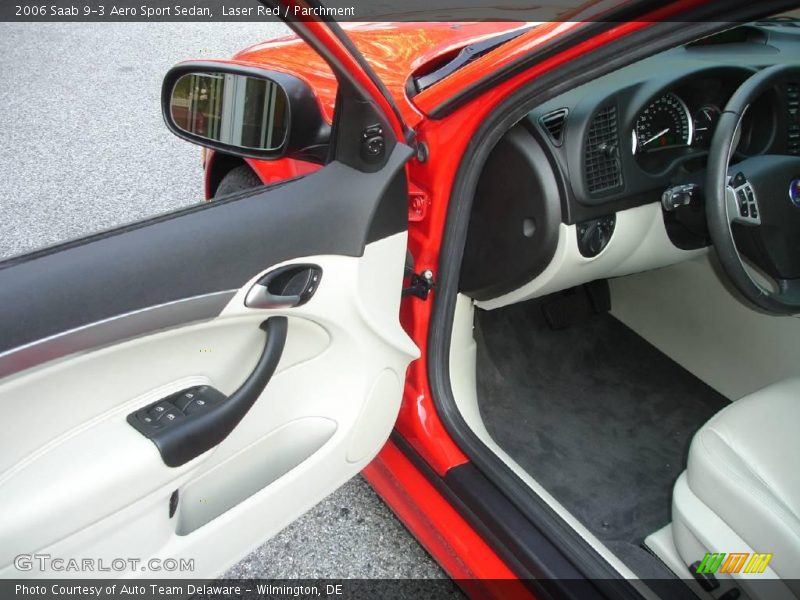 Laser Red / Parchment 2006 Saab 9-3 Aero Sport Sedan