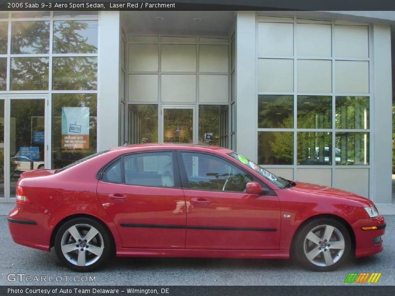 Laser Red / Parchment 2006 Saab 9-3 Aero Sport Sedan