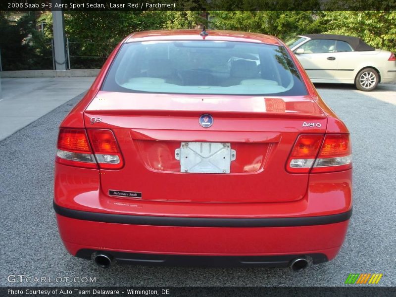 Laser Red / Parchment 2006 Saab 9-3 Aero Sport Sedan
