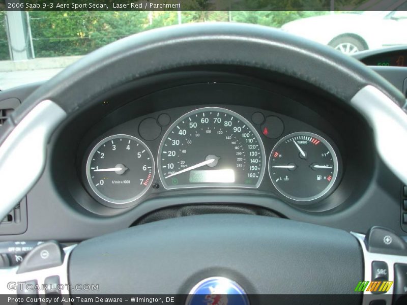 Laser Red / Parchment 2006 Saab 9-3 Aero Sport Sedan