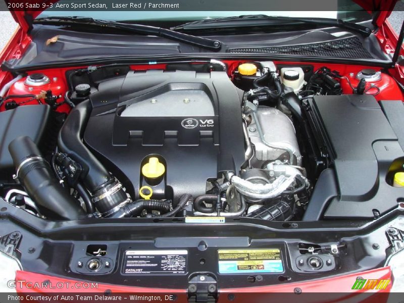 Laser Red / Parchment 2006 Saab 9-3 Aero Sport Sedan