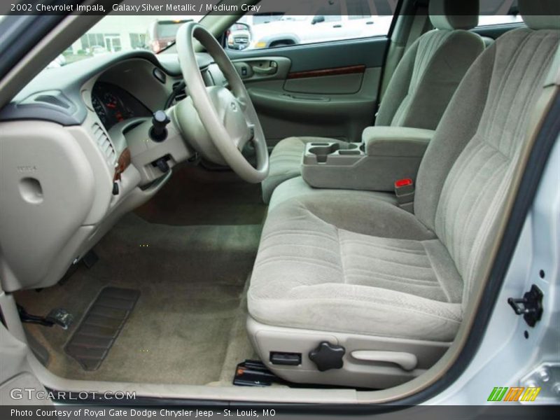 Galaxy Silver Metallic / Medium Gray 2002 Chevrolet Impala