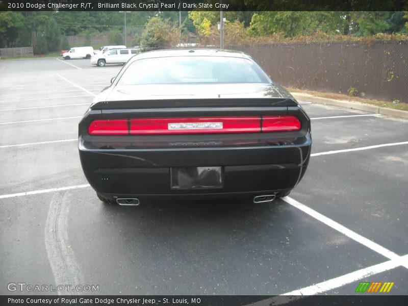 Brilliant Black Crystal Pearl / Dark Slate Gray 2010 Dodge Challenger R/T