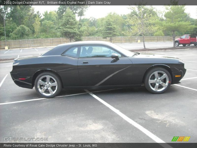Brilliant Black Crystal Pearl / Dark Slate Gray 2010 Dodge Challenger R/T