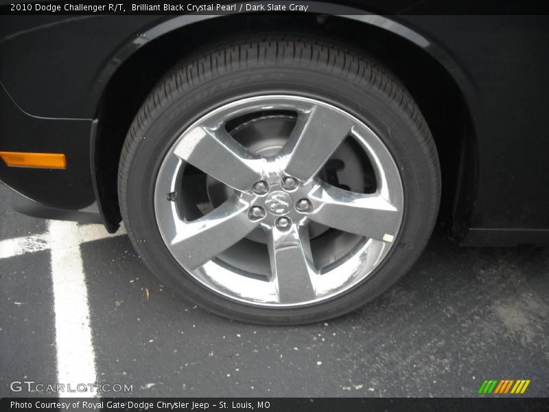 Brilliant Black Crystal Pearl / Dark Slate Gray 2010 Dodge Challenger R/T