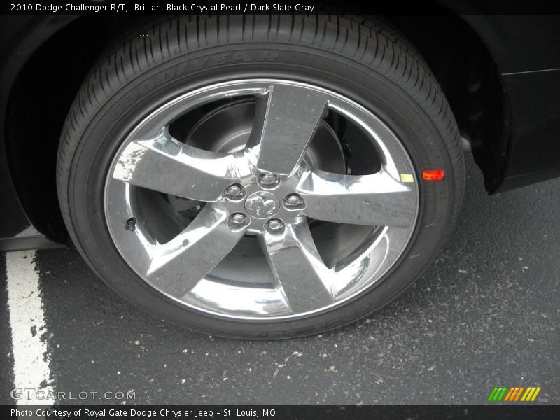 Brilliant Black Crystal Pearl / Dark Slate Gray 2010 Dodge Challenger R/T