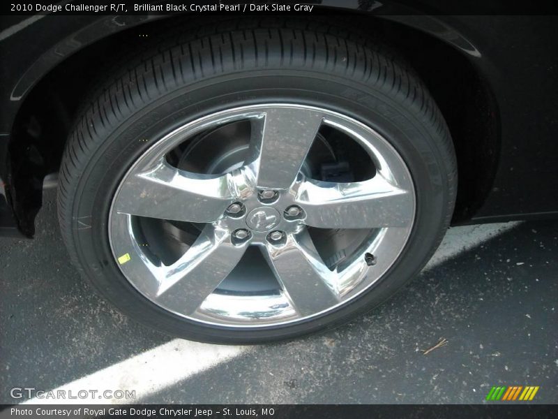 Brilliant Black Crystal Pearl / Dark Slate Gray 2010 Dodge Challenger R/T