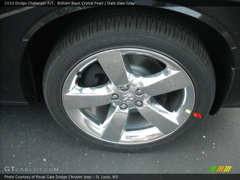 Brilliant Black Crystal Pearl / Dark Slate Gray 2010 Dodge Challenger R/T