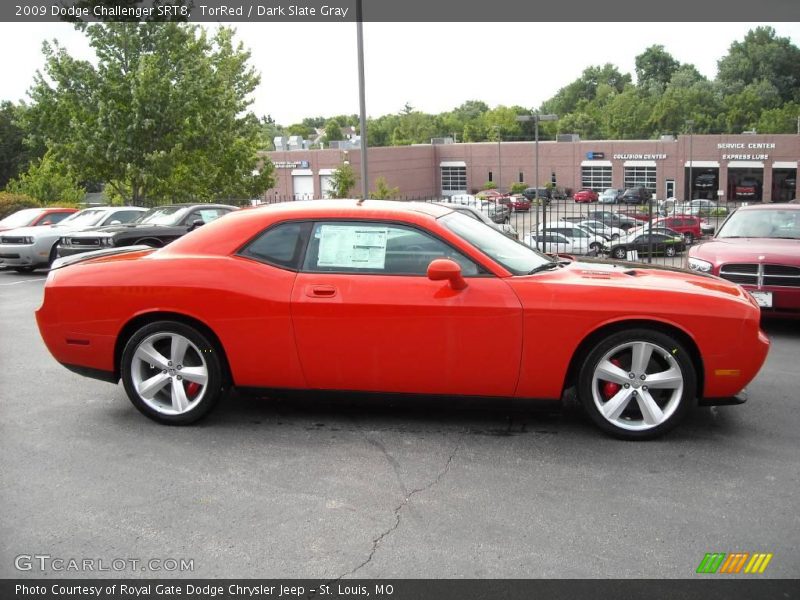 TorRed / Dark Slate Gray 2009 Dodge Challenger SRT8