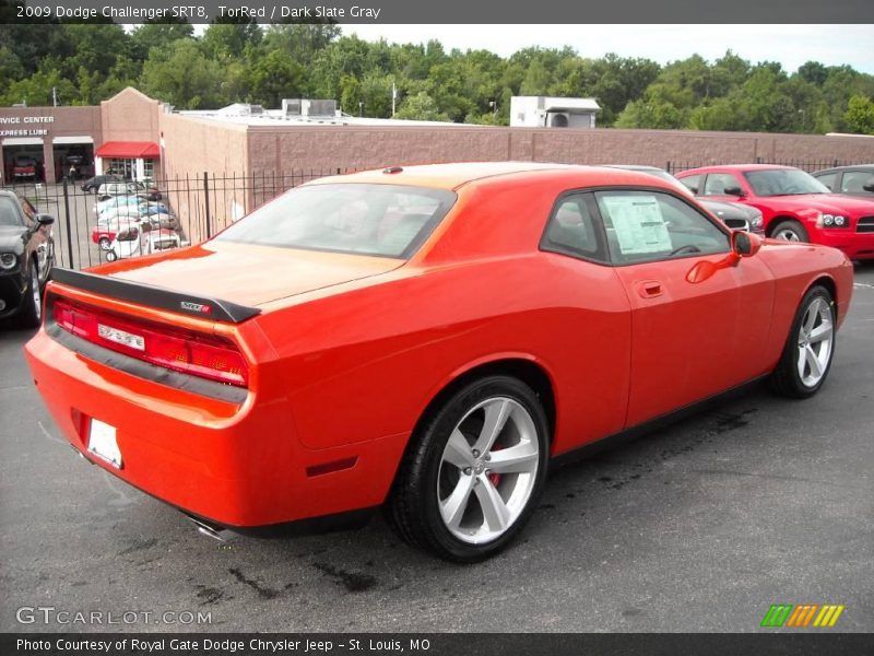 TorRed / Dark Slate Gray 2009 Dodge Challenger SRT8