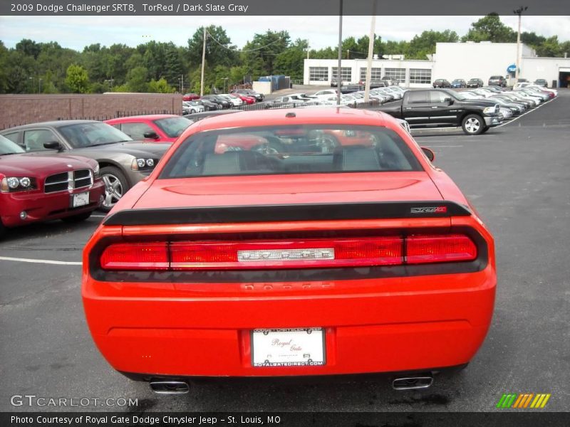 TorRed / Dark Slate Gray 2009 Dodge Challenger SRT8