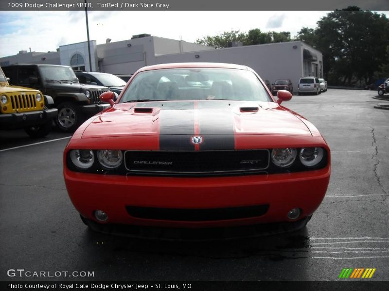 TorRed / Dark Slate Gray 2009 Dodge Challenger SRT8
