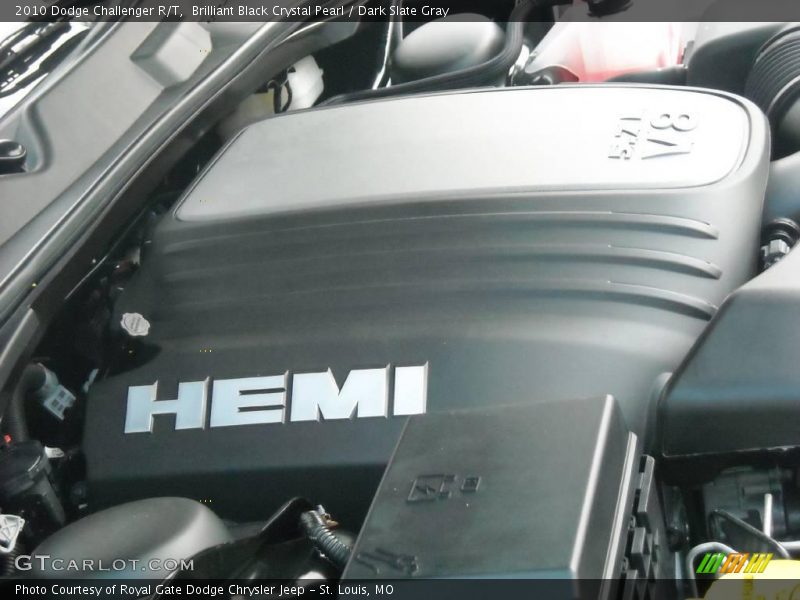 Brilliant Black Crystal Pearl / Dark Slate Gray 2010 Dodge Challenger R/T