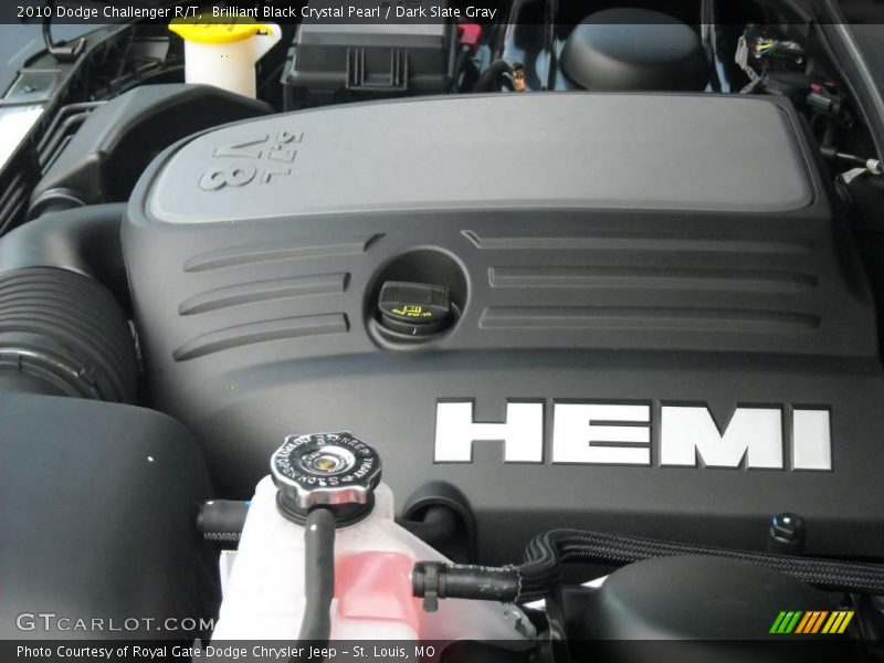 Brilliant Black Crystal Pearl / Dark Slate Gray 2010 Dodge Challenger R/T