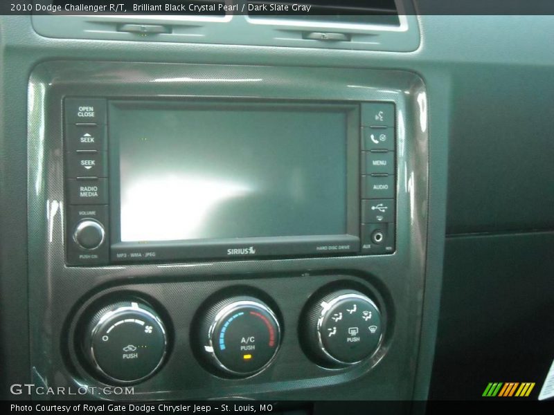 Brilliant Black Crystal Pearl / Dark Slate Gray 2010 Dodge Challenger R/T
