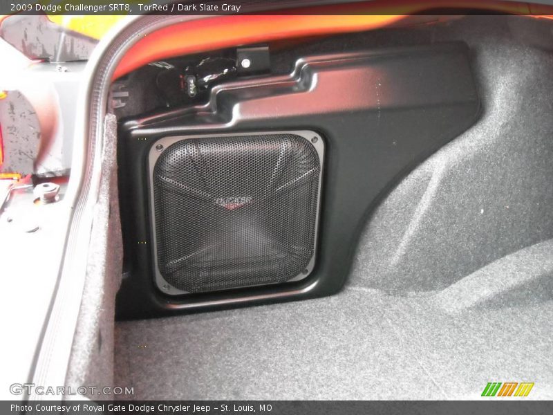 TorRed / Dark Slate Gray 2009 Dodge Challenger SRT8