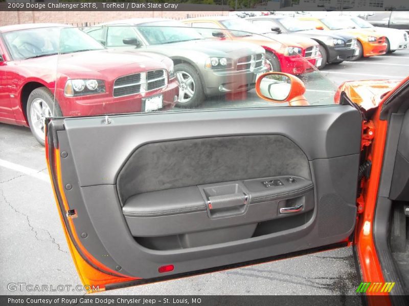 TorRed / Dark Slate Gray 2009 Dodge Challenger SRT8