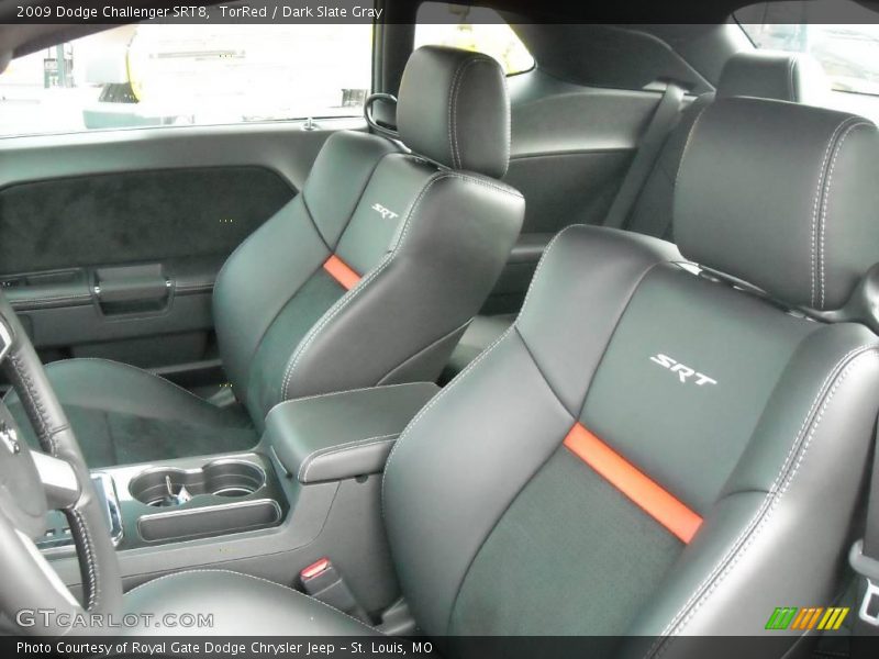TorRed / Dark Slate Gray 2009 Dodge Challenger SRT8