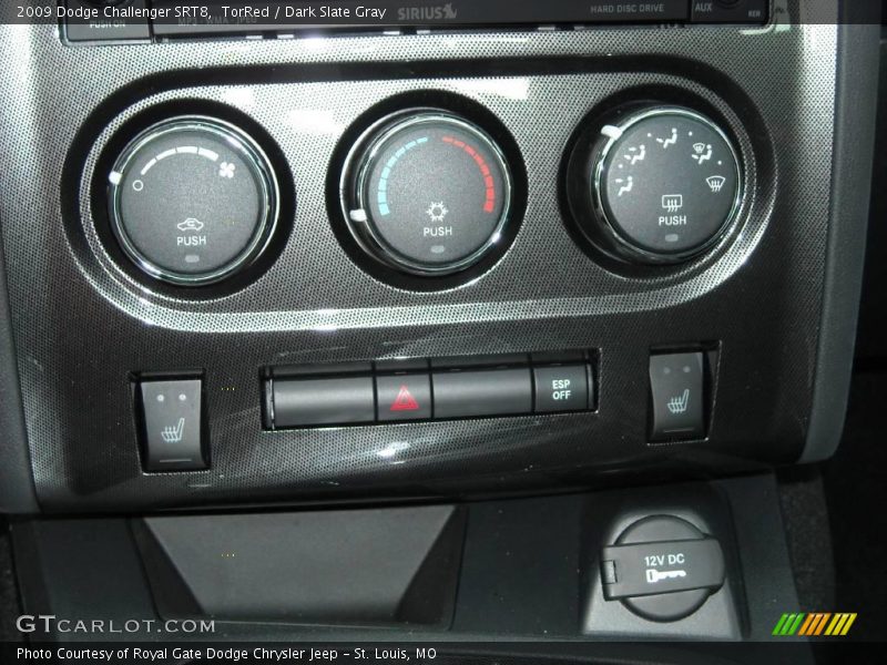 TorRed / Dark Slate Gray 2009 Dodge Challenger SRT8