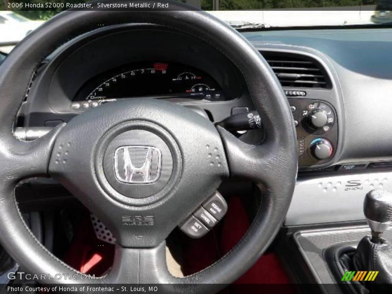 Silverstone Metallic / Red 2006 Honda S2000 Roadster