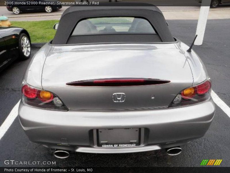 Silverstone Metallic / Red 2006 Honda S2000 Roadster