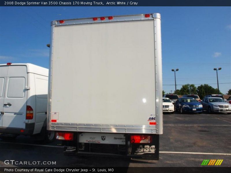 Arctic White / Gray 2008 Dodge Sprinter Van 3500 Chassis 170 Moving Truck