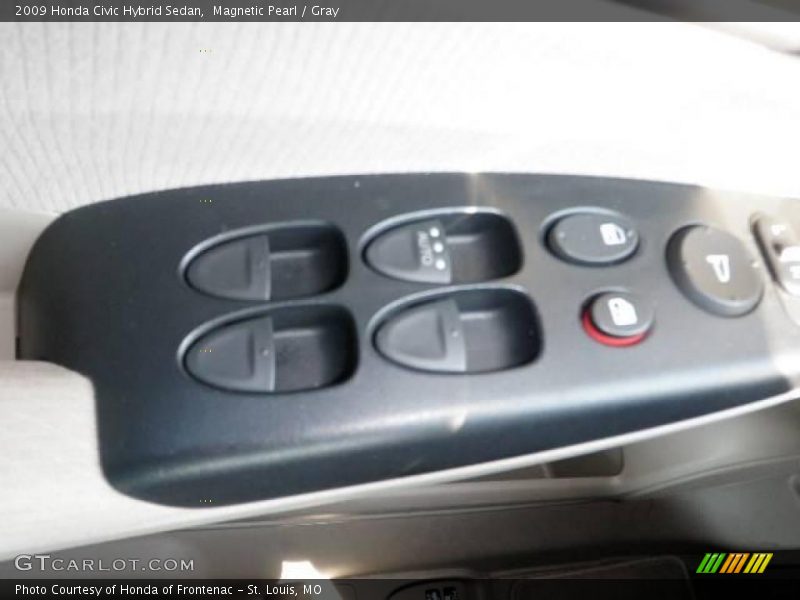 Magnetic Pearl / Gray 2009 Honda Civic Hybrid Sedan