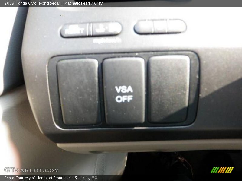 Magnetic Pearl / Gray 2009 Honda Civic Hybrid Sedan
