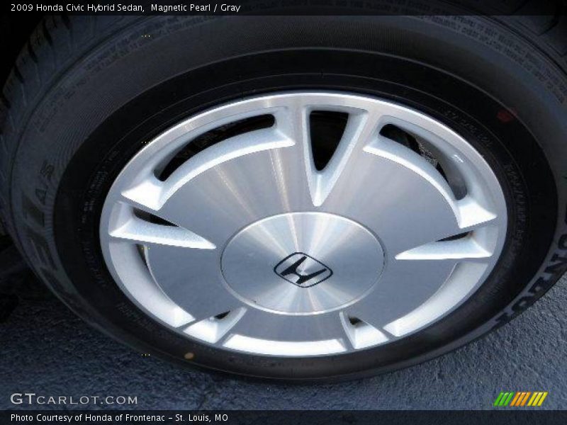 Magnetic Pearl / Gray 2009 Honda Civic Hybrid Sedan