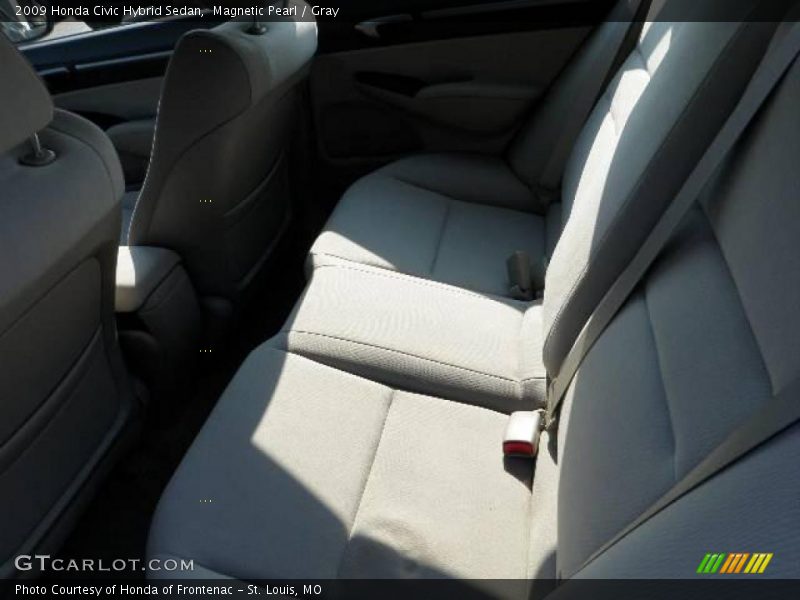 Magnetic Pearl / Gray 2009 Honda Civic Hybrid Sedan